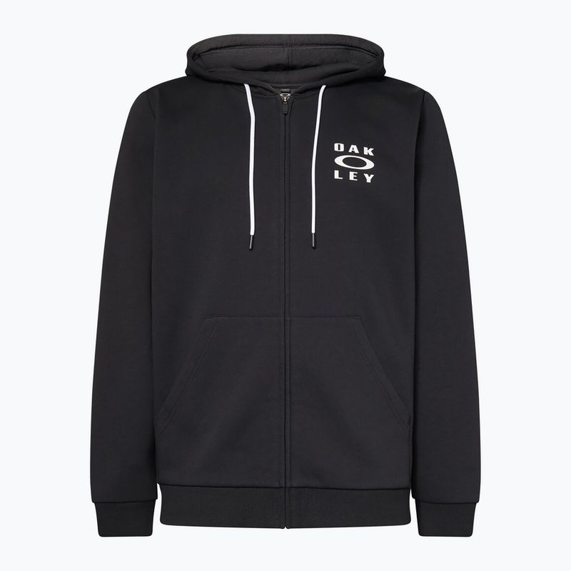 Men's Oakley FZ Hoodie blackout sweatshirt