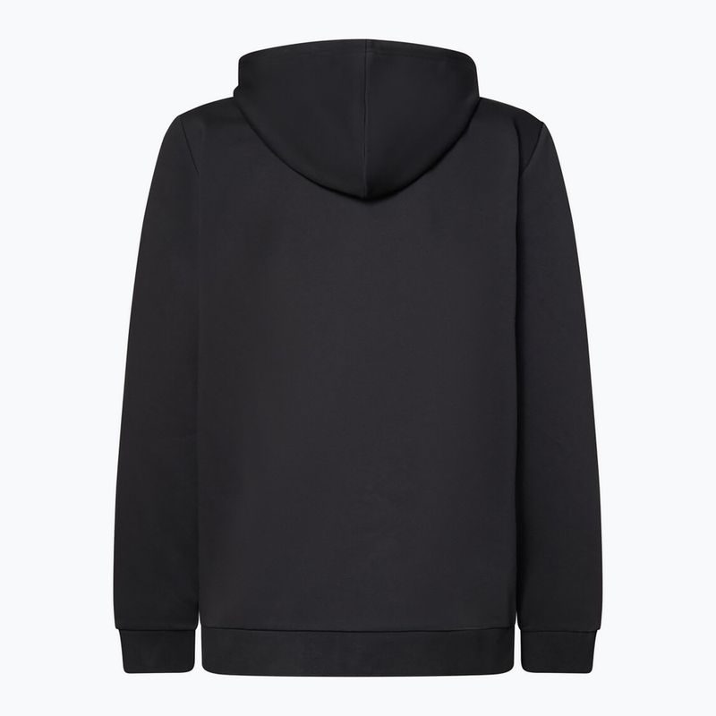 Men's Oakley FZ Hoodie blackout sweatshirt 2