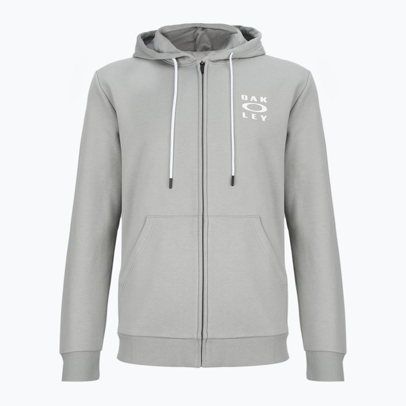 Men's Oakley FZ Hoodie stone gray