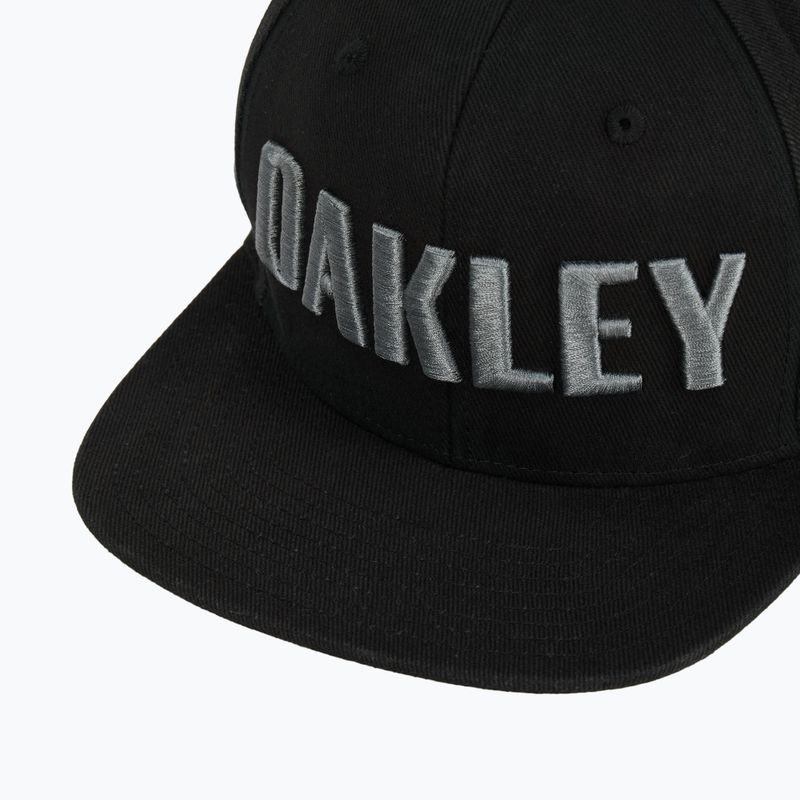 Men's Oakley Snapback blackout baseball cap 3