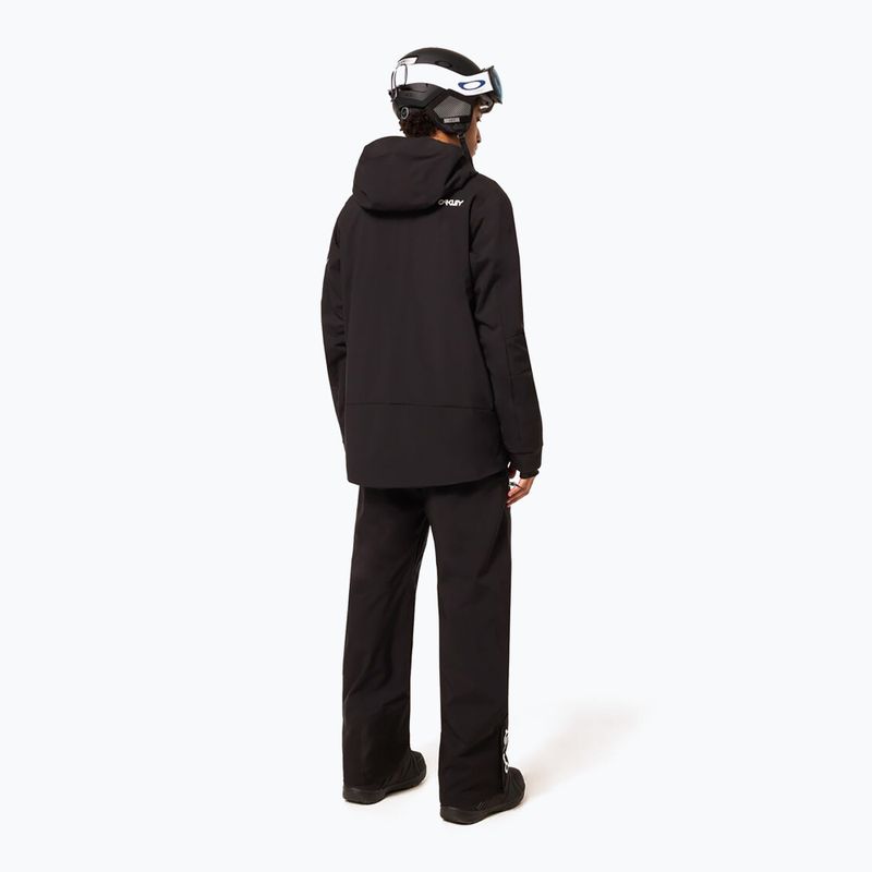 Men's snowboard jacket Oakley TNP TBT Insulated black/white logo 2