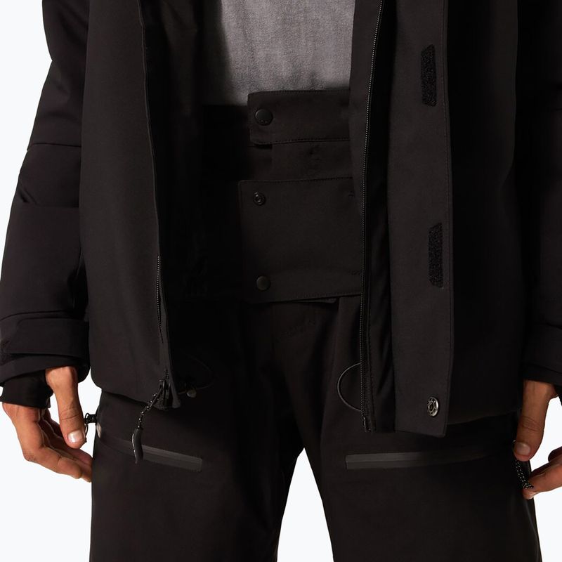 Men's snowboard jacket Oakley TNP TBT Insulated black/white logo 9