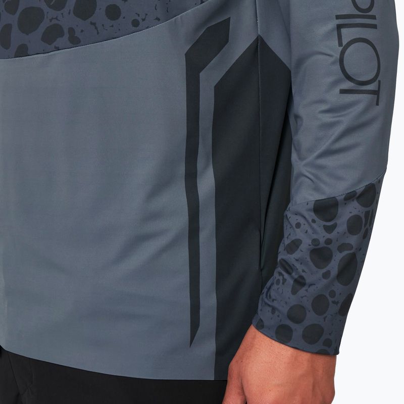 Oakley Maven Rc LS men's cycling jersey grey/black FOA404403 7