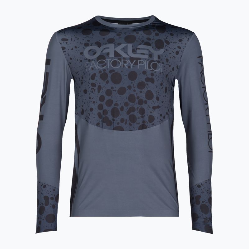 Oakley Maven Rc LS men's cycling jersey grey/black FOA404403 8