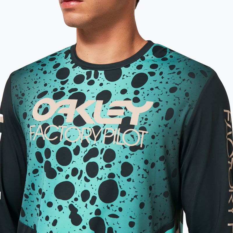 Oakley Maven Rc LS men's cycling jersey green FOA404403 6