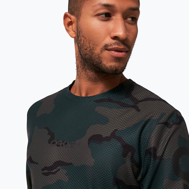 Oakley Ride Free LS men's cycling jersey grey-green FOA404505 5