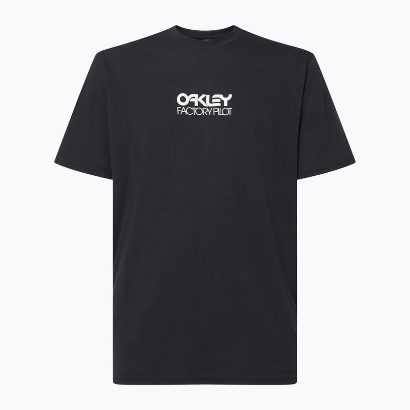 Men's Oakley Factory Pilot Ss Tee black FOA404507 cycling t-shirt 6