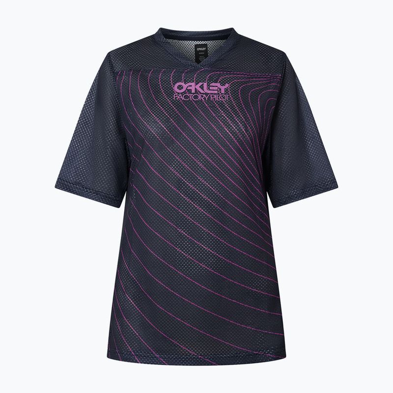 Oakley Wmns Factory Pilot Rc SS women's cycling jersey black and purple FOA500384 7