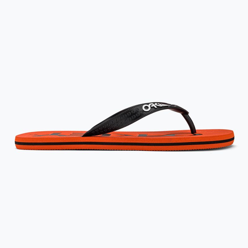 Men's Oakley College Flip Flop Orange FOF10025571G 2
