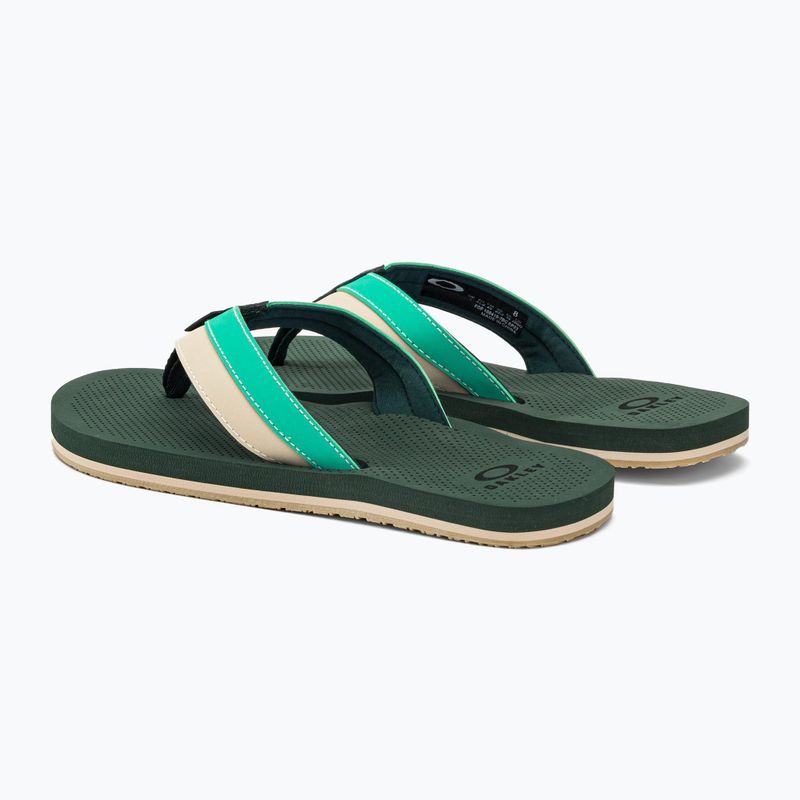 Oakley men's Burke Flip Flop green FOF1004197BC flip flops 3