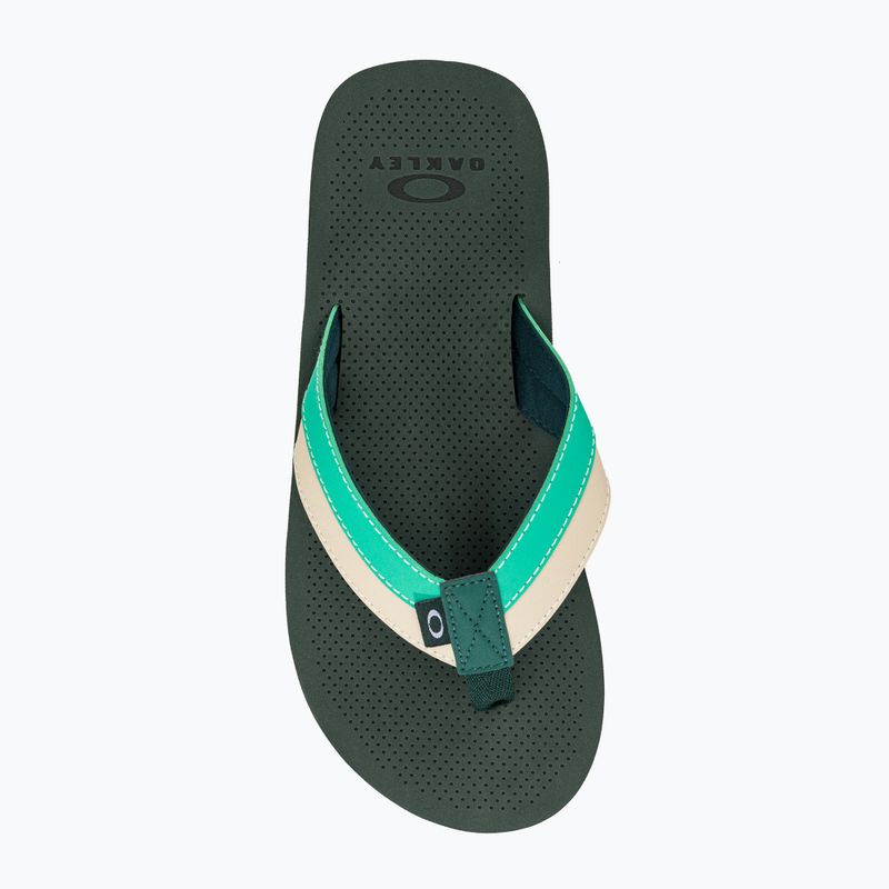 Oakley men's Burke Flip Flop green FOF1004197BC flip flops 6