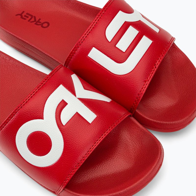 Oakley men's B1B Slide 2.0 flip-flops red FOF100424465 7