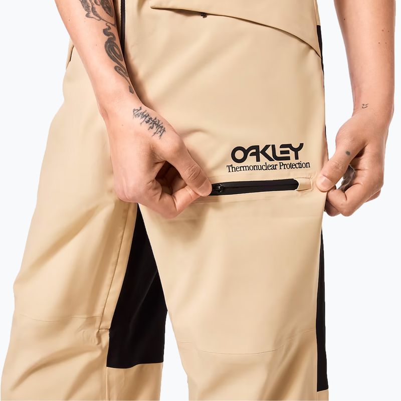 Men's Oakley TNP Shell Bib Humus Snowboard Pants 7