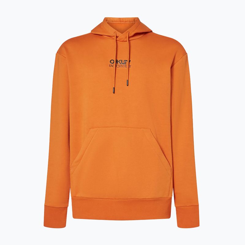 Men's Oakley Factory Pilot Rc Hoodie orange FOA404506 cycling sweatshirt