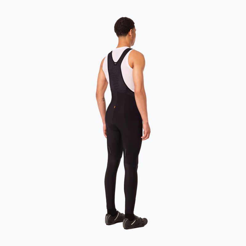 Men's Oakley Clima Thermal Bib Tight cycling shorts black FOA404886 3