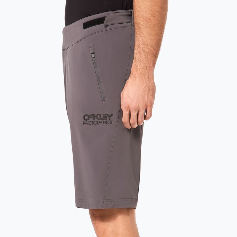 Men's Oakley Factory Pilot Lite I uniform grey bicycle shorts 5