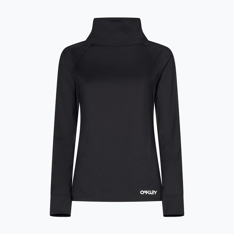 Women's Oakley TC Aurora Midlayer blackout snowboard sweatshirt 4