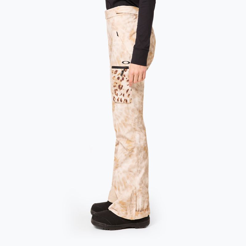 Women's Oakley TC Juno Reduct Shell td print snowboard trousers 4