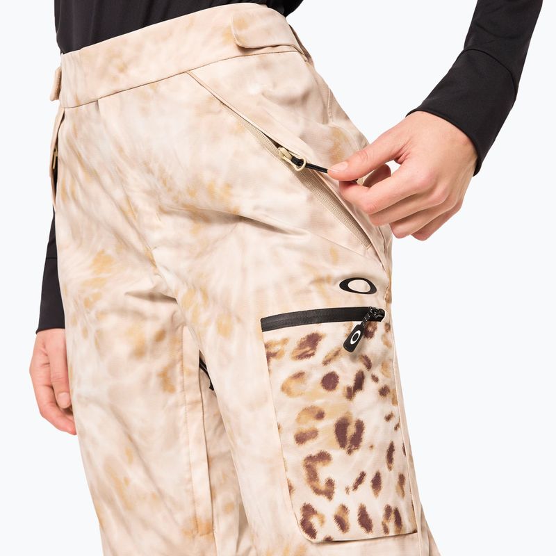 Women's Oakley TC Juno Reduct Shell td print snowboard trousers 5