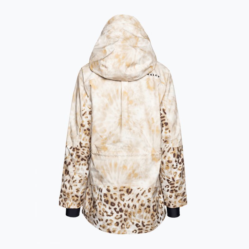 Oakley TC Juno Reduct Shell women's snowboard jacket cheeta td print 2
