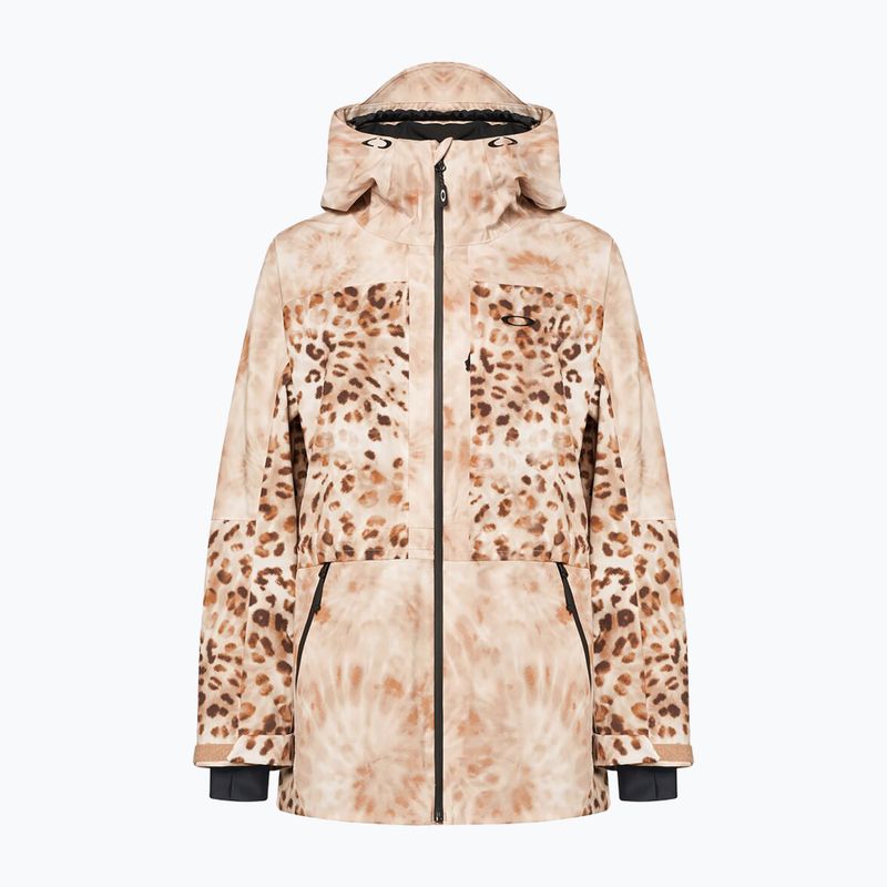 Oakley TC Juno Reduct Shell women's snowboard jacket cheeta td print 6