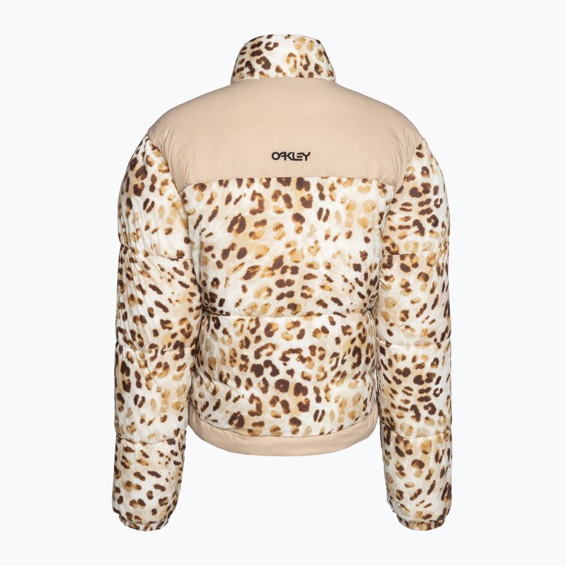 Oakley women's TNP Puff cheeta td print down jacket 2