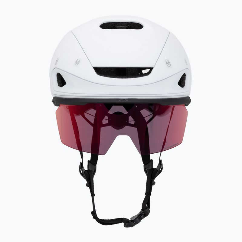 Oakley Aro7 Road matte white/prizm road bike helmet 2