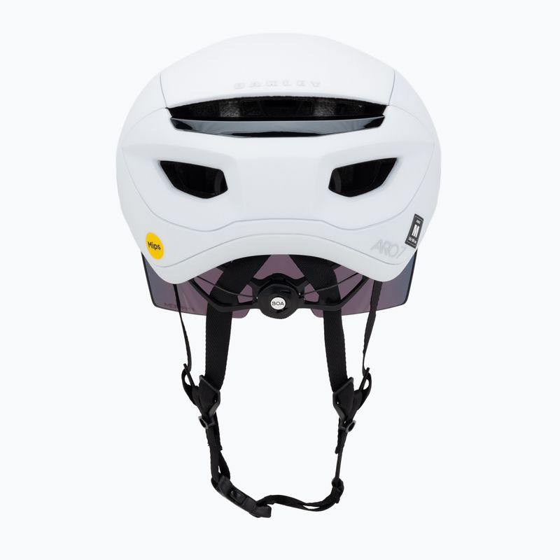 Oakley Aro7 Road matte white/prizm road bike helmet 4