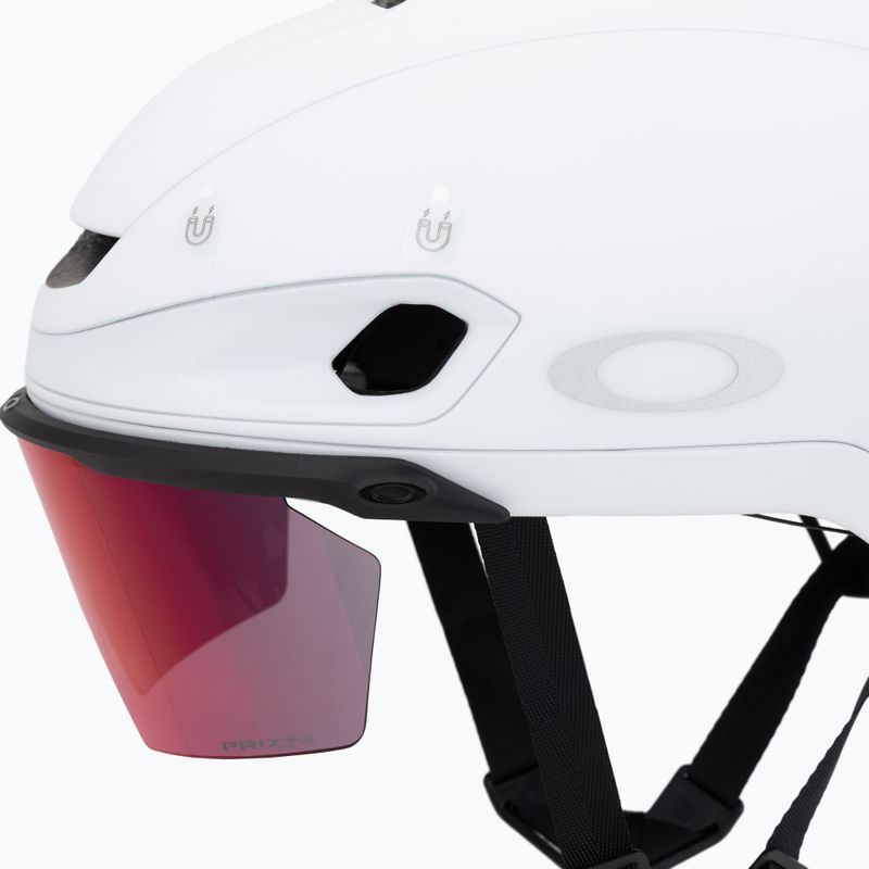 Oakley Aro7 Road matte white/prizm road bike helmet 7