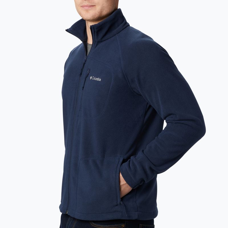 Columbia Fast Trek II men's fleece sweatshirt navy blue 1420421 2