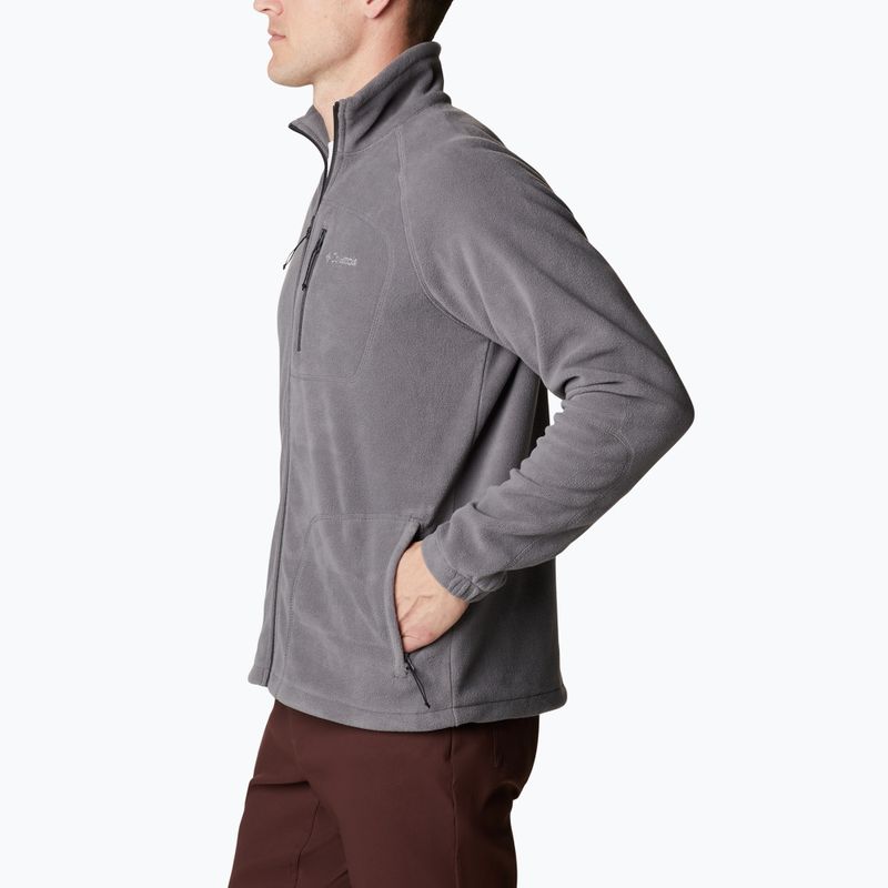 Columbia Fast Trek II grey men's fleece sweatshirt 1420421 3