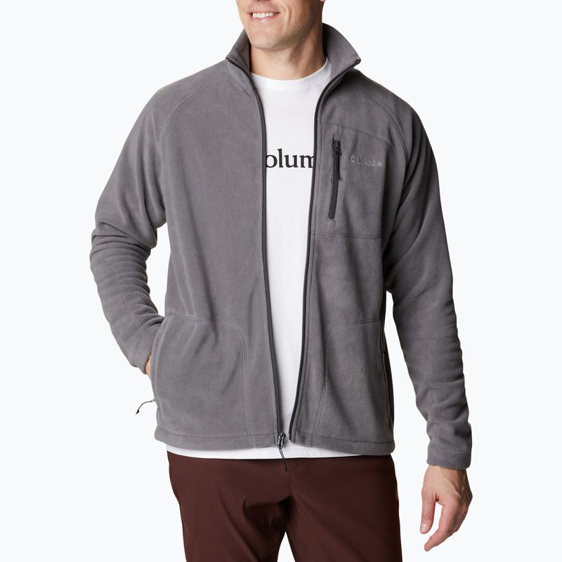 Columbia Fast Trek II grey men's fleece sweatshirt 1420421 6