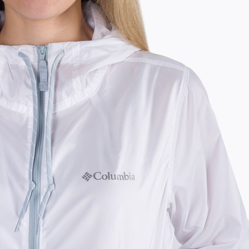 Columbia Flash Forward 101 women's wind jacket white and black 1585911 7