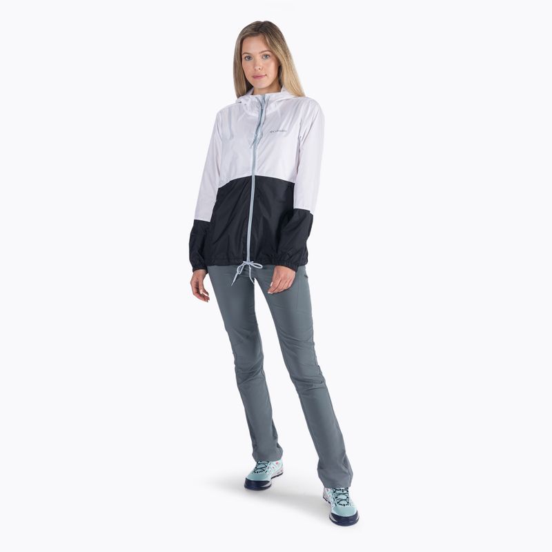 Columbia Flash Forward 101 women's wind jacket white and black 1585911 7