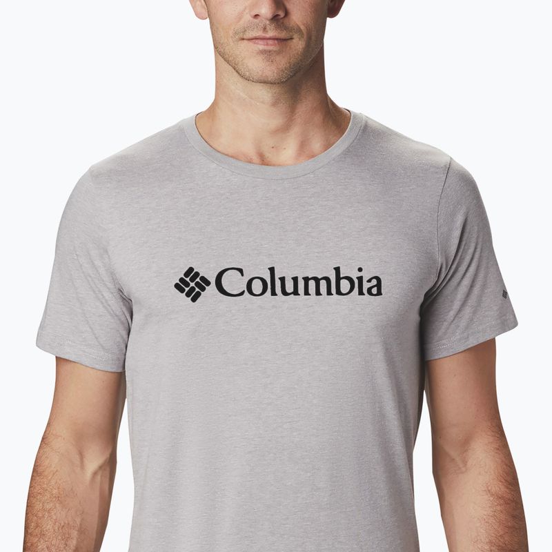 Columbia CSC Basic Logo men's t-shirt grey heather 2