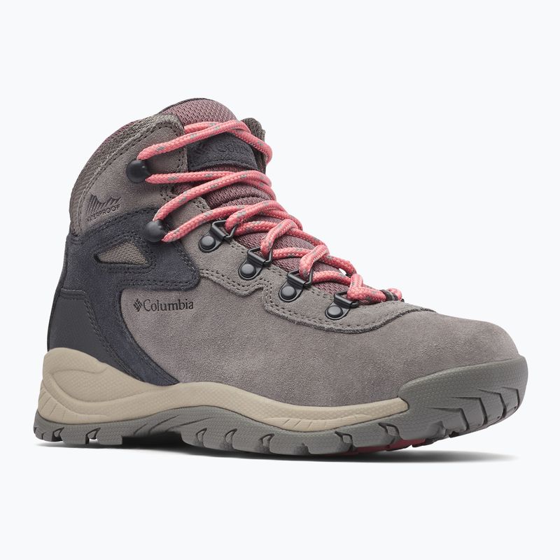 Columbia Newton Ridge Plus WP Amped stratus/canyon rose women's trekking boots 11