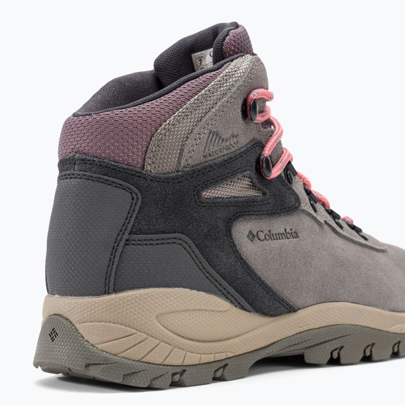 Columbia Newton Ridge Plus WP Amped stratus/canyon rose women's trekking boots 9