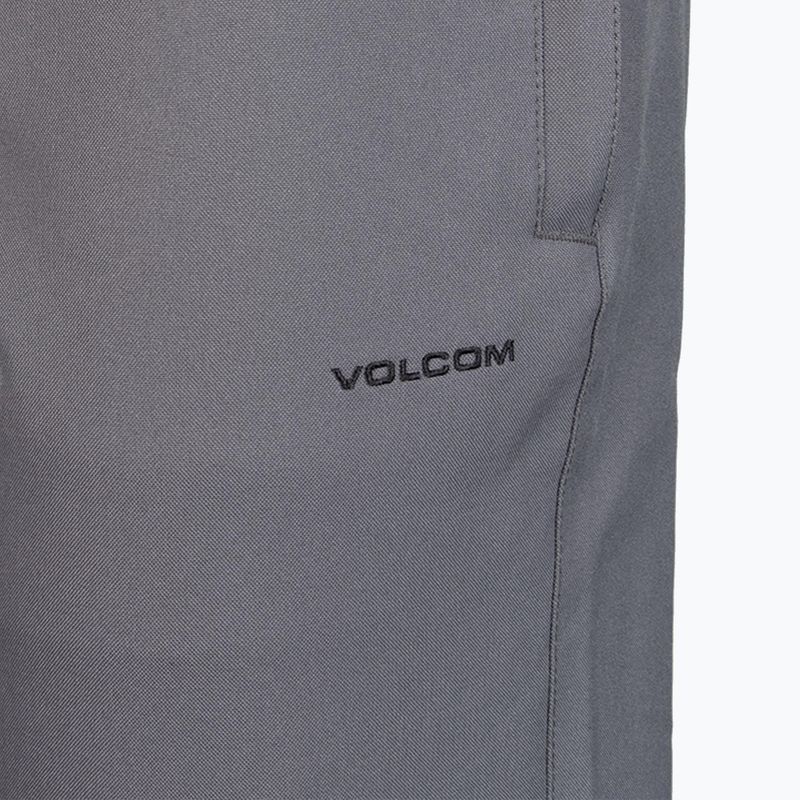 Men's Volcom Freakin Snow Chino grey snowboard trousers G1351912-DGR 3