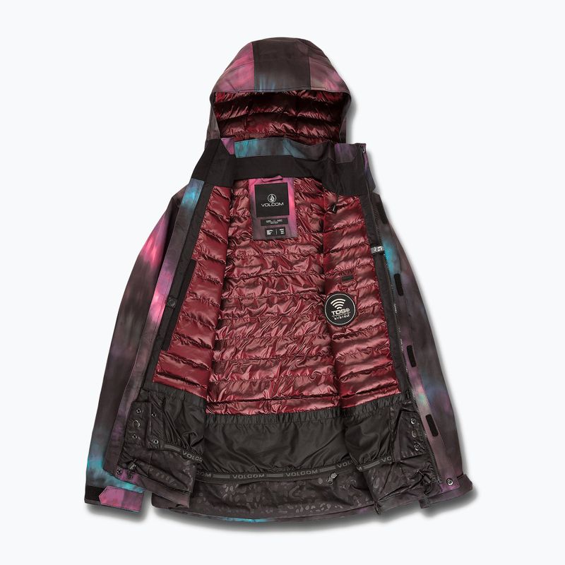 Women's snowboard jacket Volcom Pine 2L Tds Inf black-blue H0452208-BTD 11