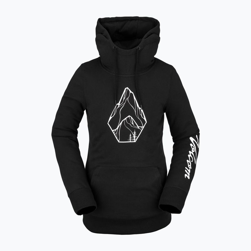 Women's Volcom Costus HD snowboard sweatshirt black H4152205-BLK