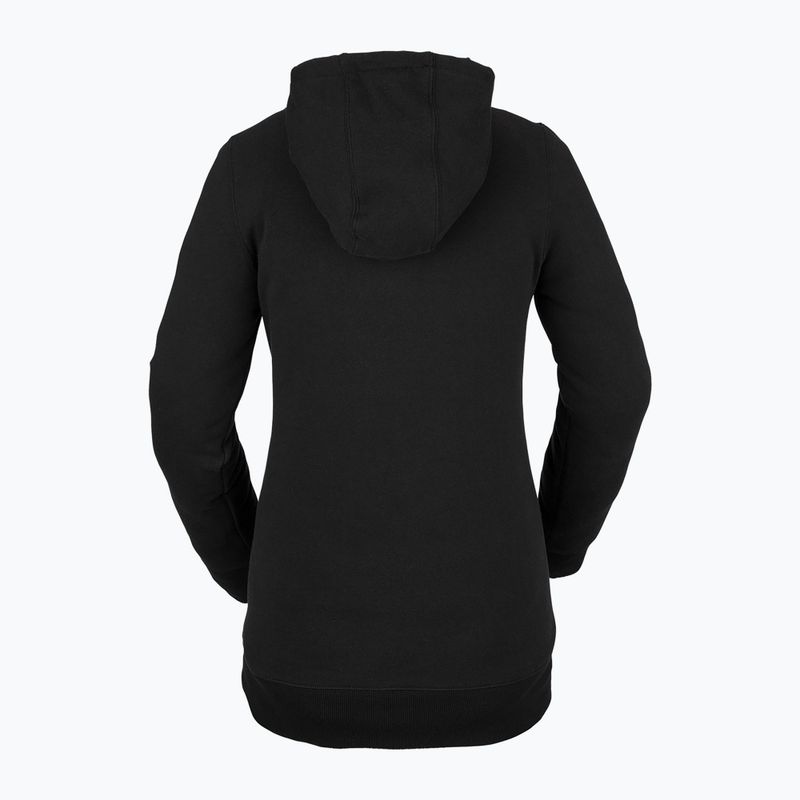Women's Volcom Costus HD snowboard sweatshirt black H4152205-BLK 2