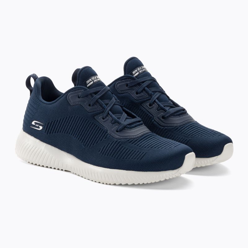 Women's SKECHERS Bobs Squad Tough Talk navy sneakers 4