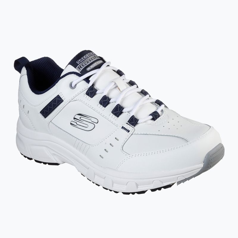 SKECHERS men's shoes Oak Canyon Redwick white/navy 8