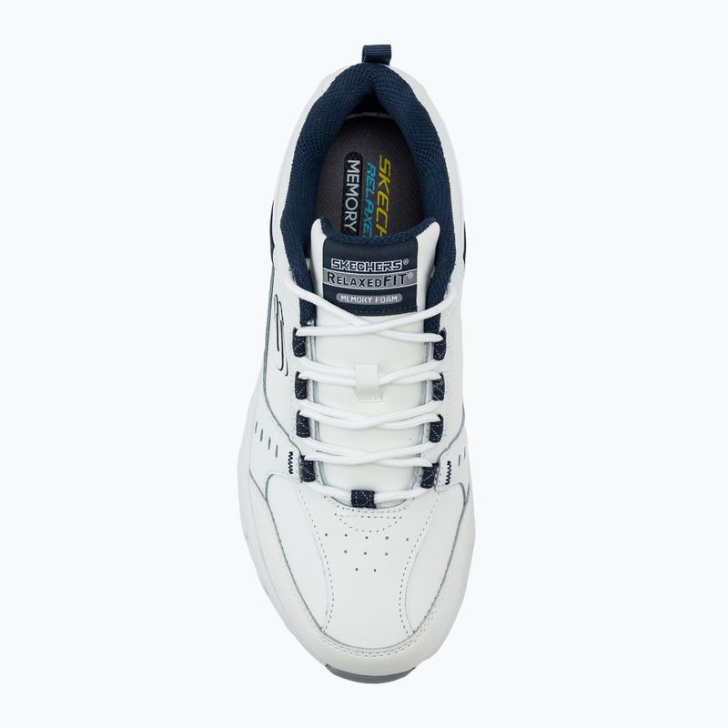 SKECHERS men's shoes Oak Canyon Redwick white/navy 5