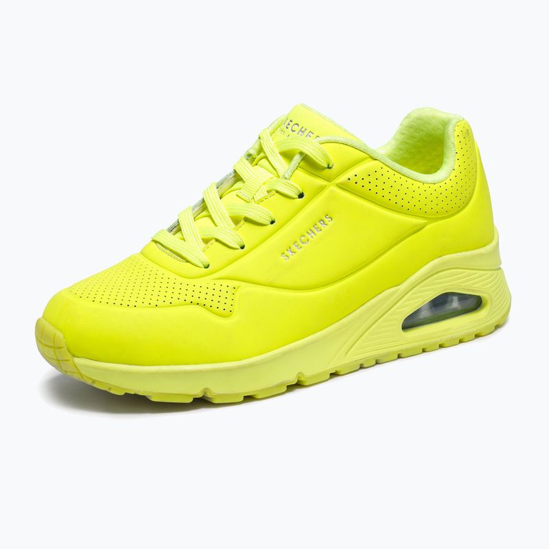 Women's shoes SKECHERS Uno Night Shades yellow 4