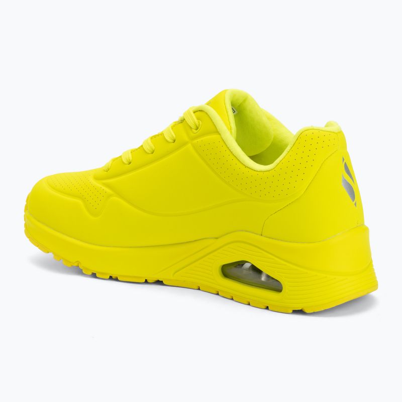 Women's shoes SKECHERS Uno Night Shades yellow 3