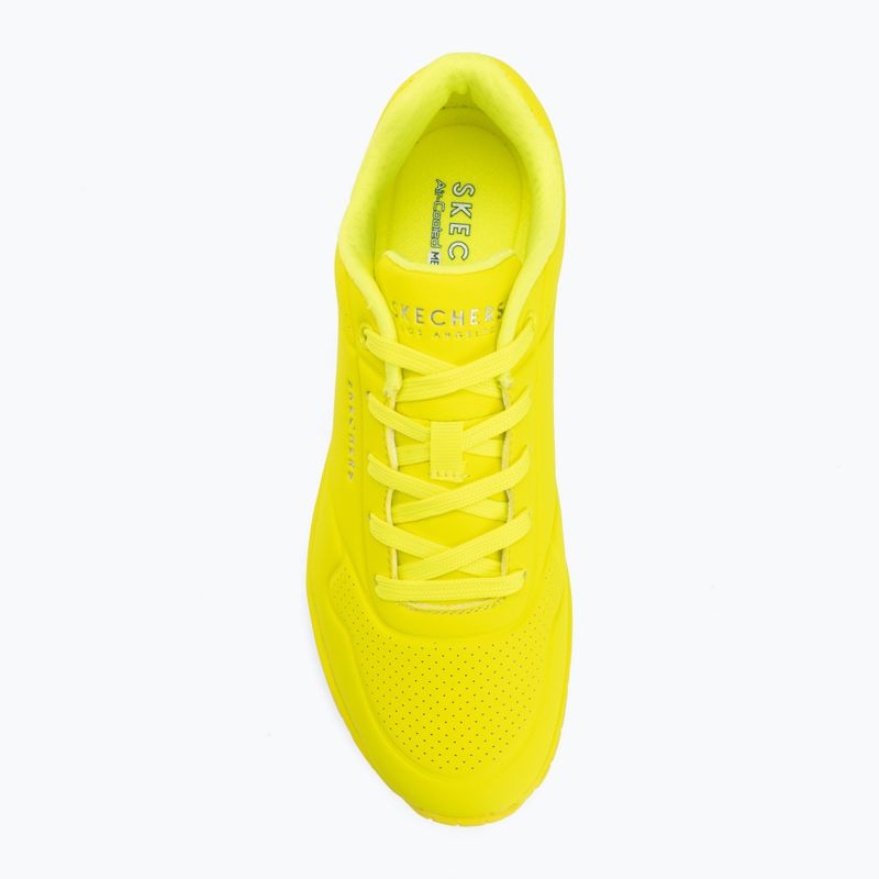 Women's shoes SKECHERS Uno Night Shades yellow 5