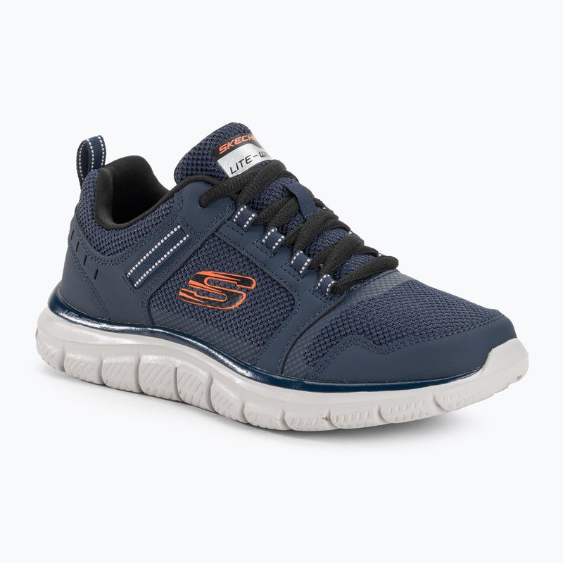 SKECHERS Track Knockhill men's training shoes navy/orange