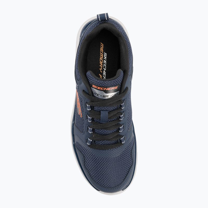 SKECHERS Track Knockhill men's training shoes navy/orange 7