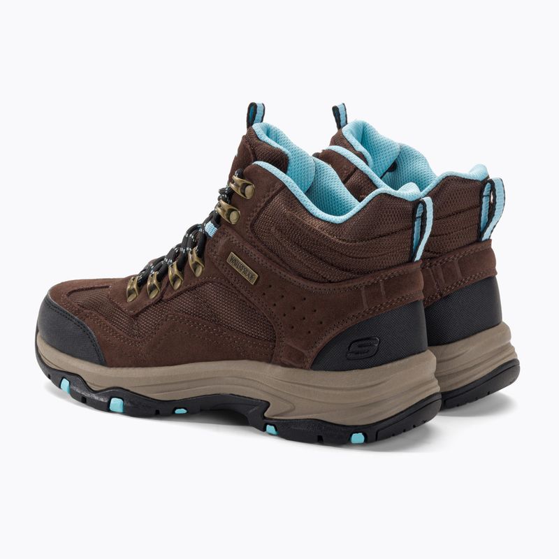 Women's trekking boots SKECHERS Trego Base Camp chocolate 3